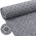 thumbnail image 1 of Jokapy Non-Slip Tufting Cloth Thick Rug Backing Fabric, Non-Skid Thick Rug Pad, 3' x 6', Gray Floral, 1 of 11