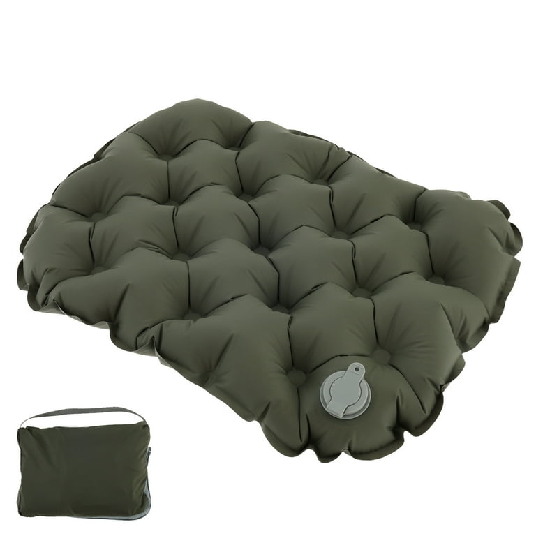 Jokapy Outdoor Inflatable Seat Cushion Portable Travel Seat Pad