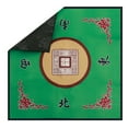 thumbnail image 1 of Jokapy Square Mahjong Mat, Anti Slip Noise Reduction Card Game Table Cover, 31" x 31", Green, 1 of 9