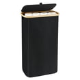 thumbnail image 1 of Jokapy Toilet Paper Holder with Lid, Freestanding Slim Toilet Paper Storage Basket, Black, 1 of 10