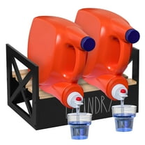 Jokapy Wooden Laundry Detergent Holder, Laundry Liquid Soap Station Organizer, Black