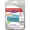 thumbnail image 1 of Jokari Erasable Magnetic Labels Kit, 4 x 1 Inch, 5 Count, Sticks to Metal, 1 of 5
