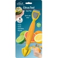thumbnail image 1 of Jokari Citrus Tool Zests Peels and Creates Garnishes from Grapefruit, Lemons, Limes, 1 of 5