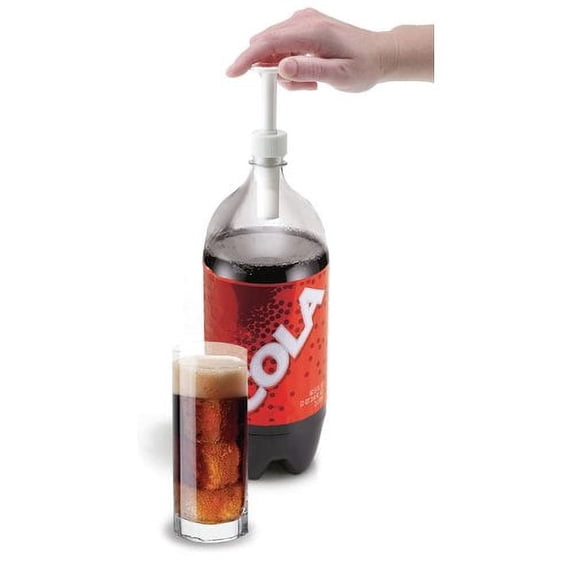 Jokari Reusable Fizz Keeper Pump Cap for 1, 1.5 and 2 Liter Soda Pop Bottles, Dishwasher Safe, 3 Pack