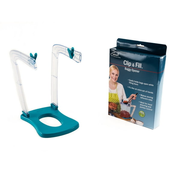 Jokari Jumbo Weight Bearing Clip and Fill Baggy Rack Props Open Large Bags