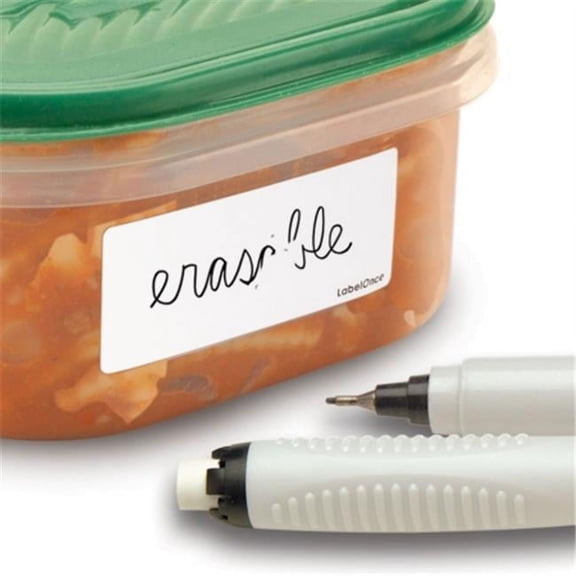 Jokari Label Erasable Food Labels with Markers, 70 Assorted Labels
