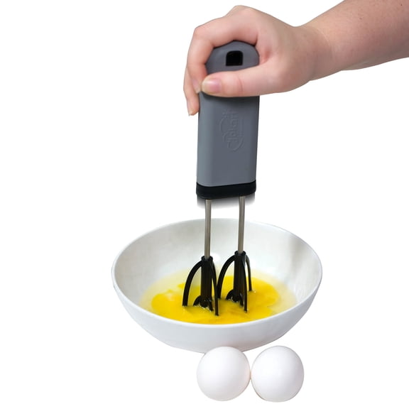 Jokari Manual-Powered Gray Hand Mixer