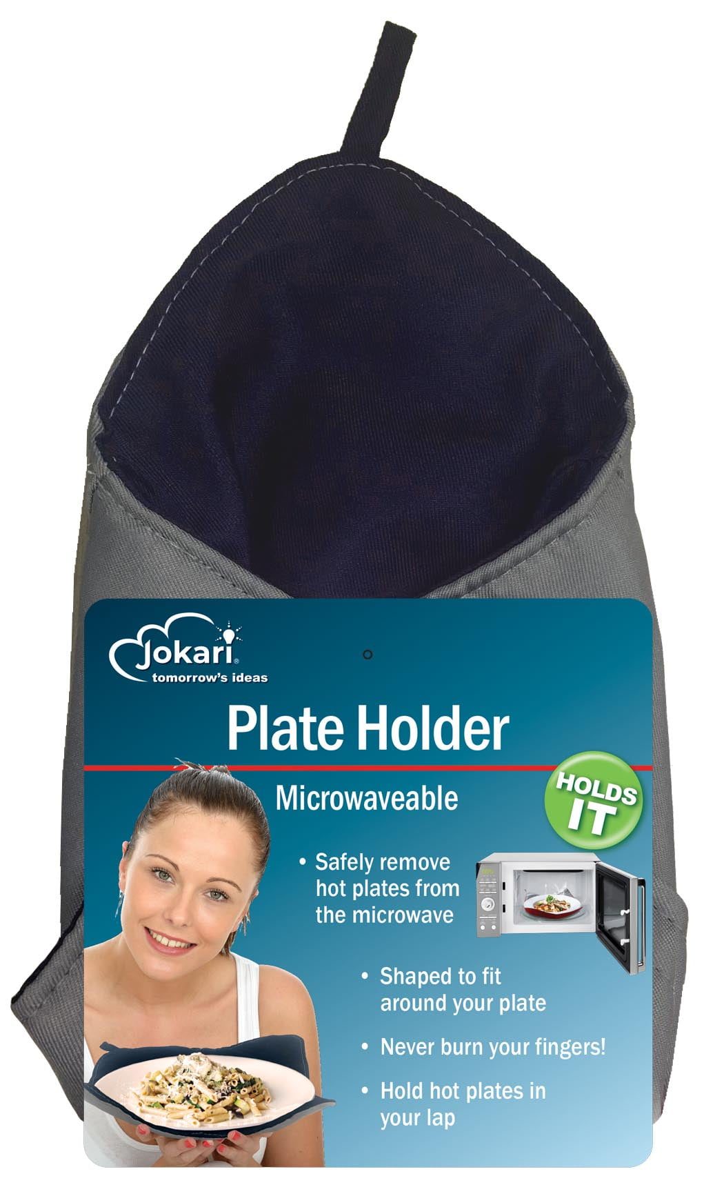 Jokari Plate Holder Microwavable Heat Resistant Cozy for Hot Dishes 3 PK