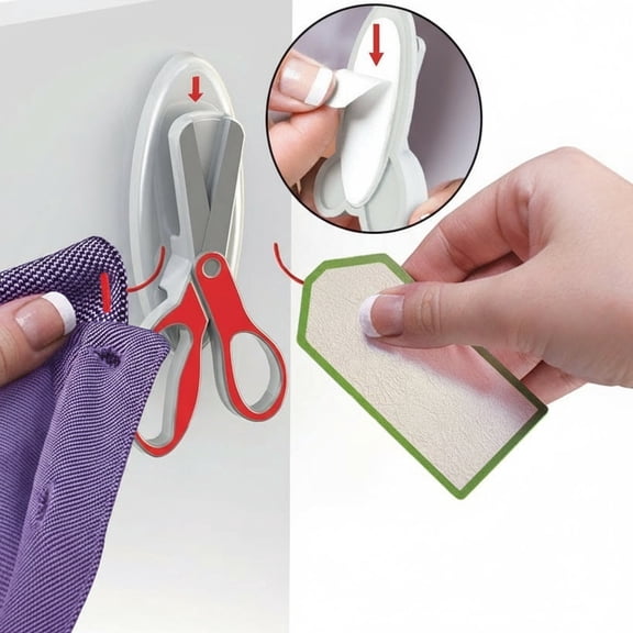 Jokari Quick Cut 2-Pack  Wall-Mounted, Stick-On Cutting Tool for Home, Crafting & Outdoors