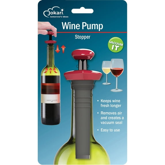 Jokari Wine Cork Air-Vac to Keep Wine Fresh with an Air Tight Seal 2 PK