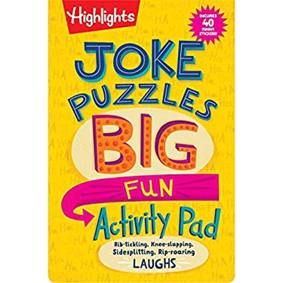 Pre-Owned Joke Puzzles Big Fun Activity Pad (Highlights Big Fun Activity Pads), 9781644721285, 1644721287, Paperback,