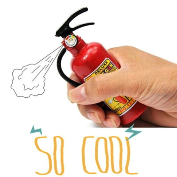 Joke creative toy mini fire extinguisher style squirt water gun toy