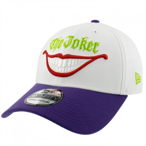 Joker 887949-medium-la The Joker Smile Logo   Era 39Thirty Fitted Hat - Multi Color - Medium & Large