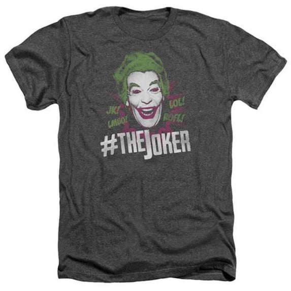 Joker - Adult Heather Tee - Charcoal - 2X