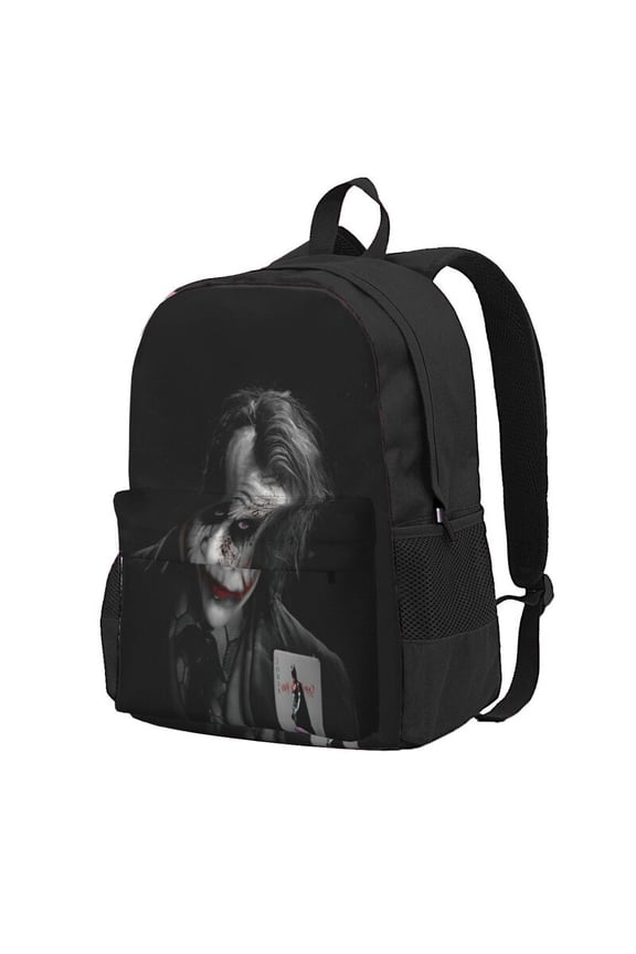 Joker Backpack Anime Computer Bag Hiking Bookpack Bag for Adult 16.5in