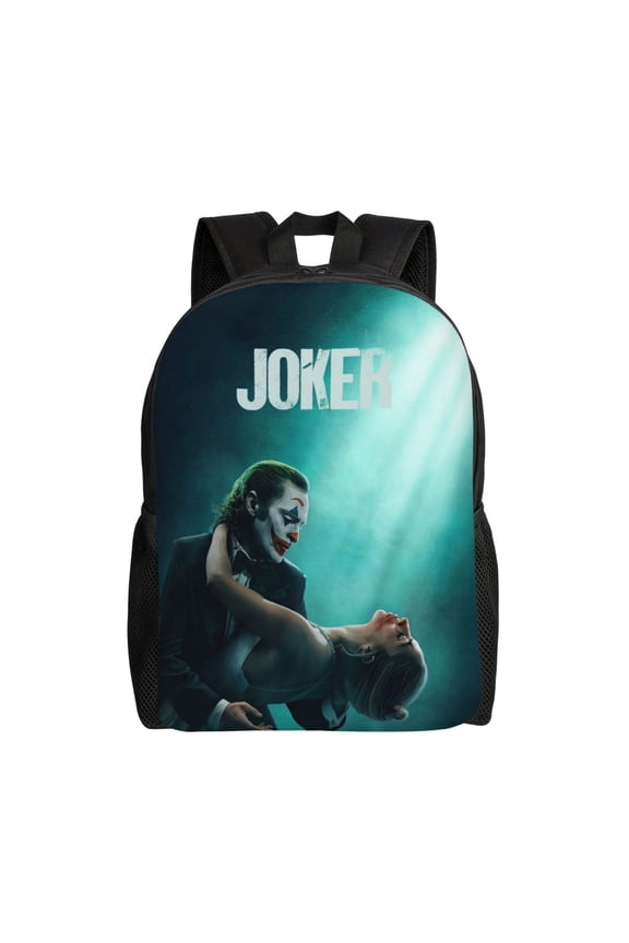 Joker Backpack Cute Anime Large Capacity Multifunction Backpacks Lightweight Sports Travel Laptop Bag Daypack 16In