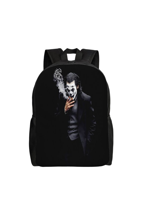 Joker Backpack Cute Anime Large Capacity Multifunction Backpacks Lightweight Sports Travel Laptop Bag Daypack 16In