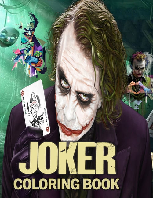 Joker Coloring Book : Lovely Gift for Kid, Toddler, Children and Fans ...