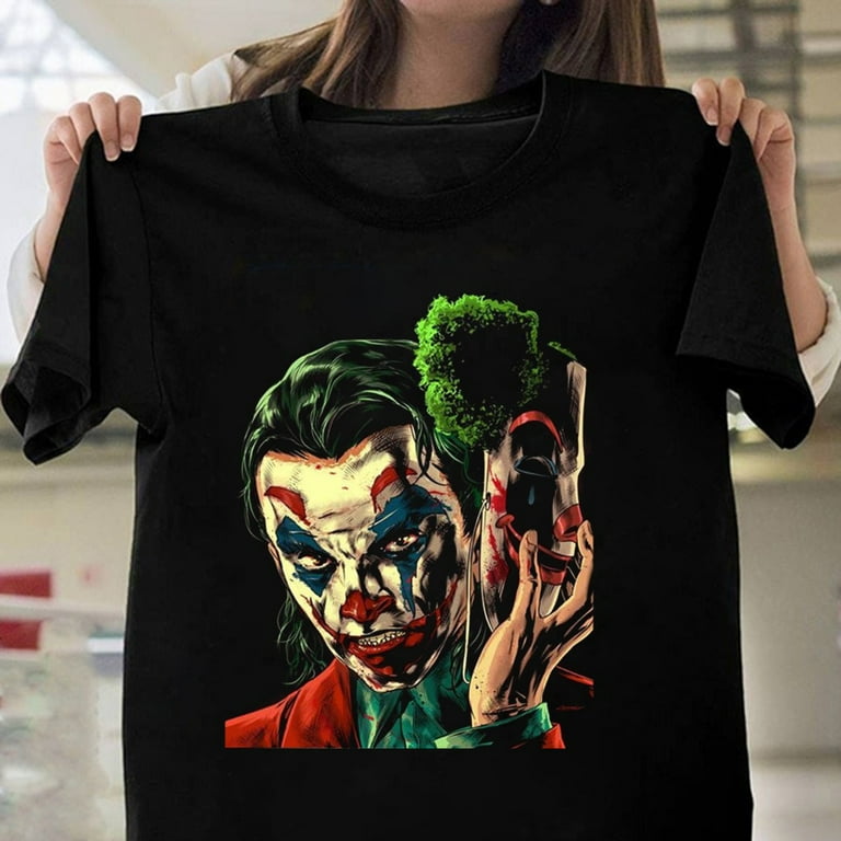 Joker print hotsell t shirt