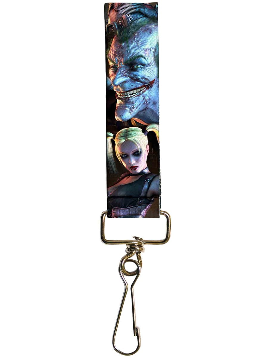 Dc Character Key Rack Joker DC Comics Supervillain Arkham Clown Prince & Princess Key Fob ...