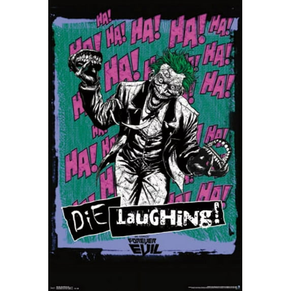 Joker - Die Laughing Laminated Poster Print (24 x 36)