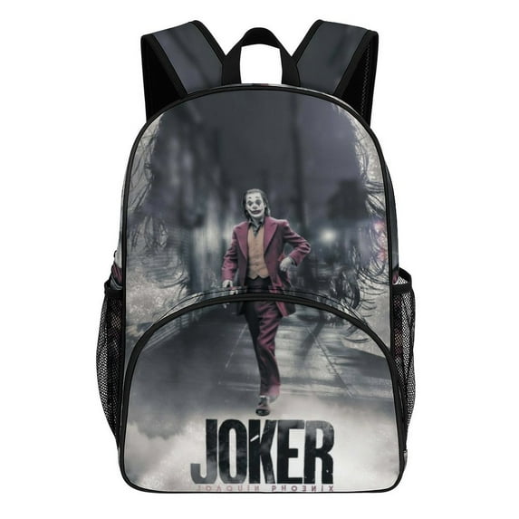 Joker Film Backpack Daypack Adjustable School Bag Student Bookbag Satchel Multifunctional Large Capacity Laptop Rucksack