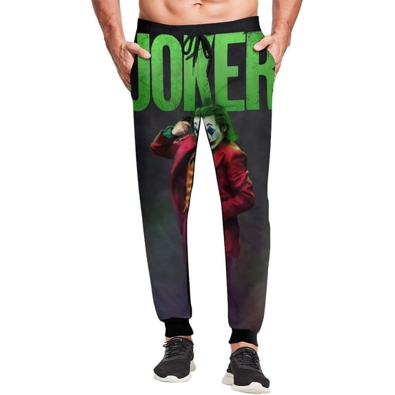 Joker Folie A Deux Men's Sweatpants 3D Printing Casual Joggers Pants Trousers Fashion Daily Sweatpants With Drawstring Closed Bottom