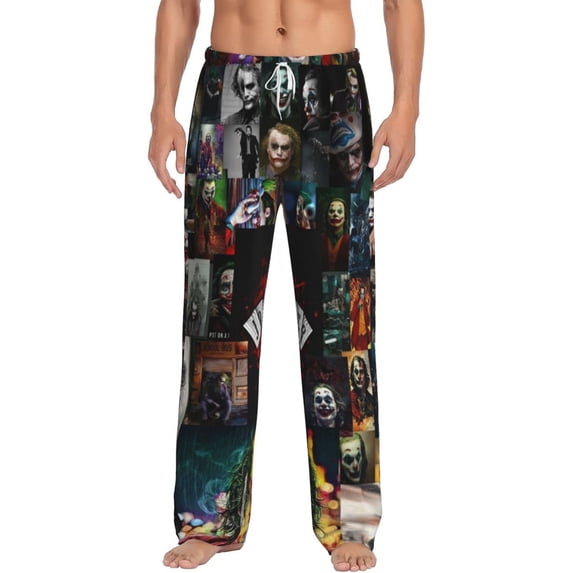 Joker Folie a Deux Men's Pajama Pants With Pockets Lounge Fashion Cozy Daily Sleep Pants Sleepwear