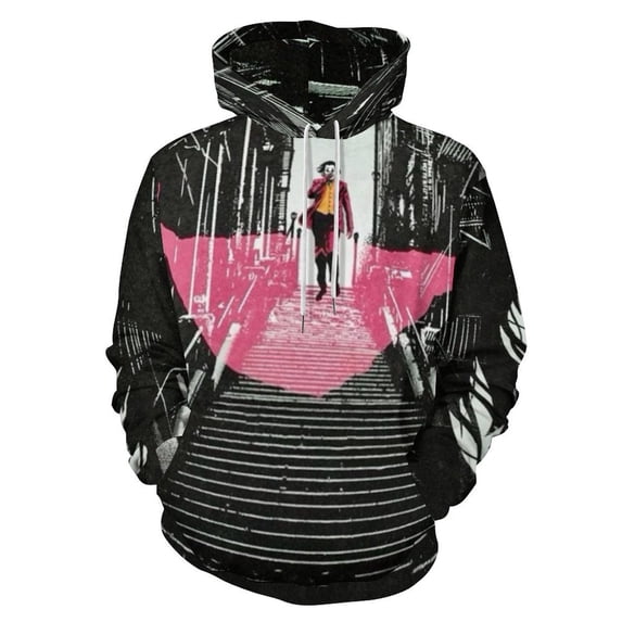 Joker Hoodies for Men Women, Unisex Hooded Sweatshirt, Oversized Pullover with 3D Print, Casual Loose Fit Hoodie, S-6XL