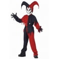 thumbnail image 1 of Joker Jester Evil Boy's Halloween Fancy-Dress Costume for Child, Regular M, 1 of 3