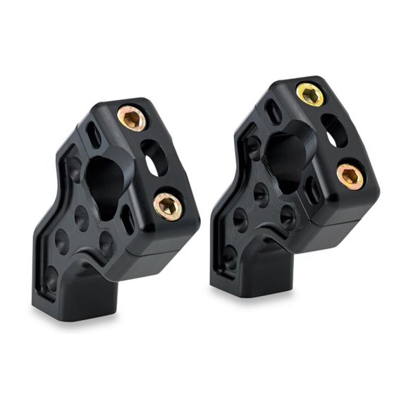 Joker Machine 03-866B Pullback Handlebar Risers - Black Anodized