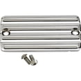 thumbnail image 1 of Joker Machine 921115-3 Front Master Cylinder Cover - Finned - Chrome, 1 of 1