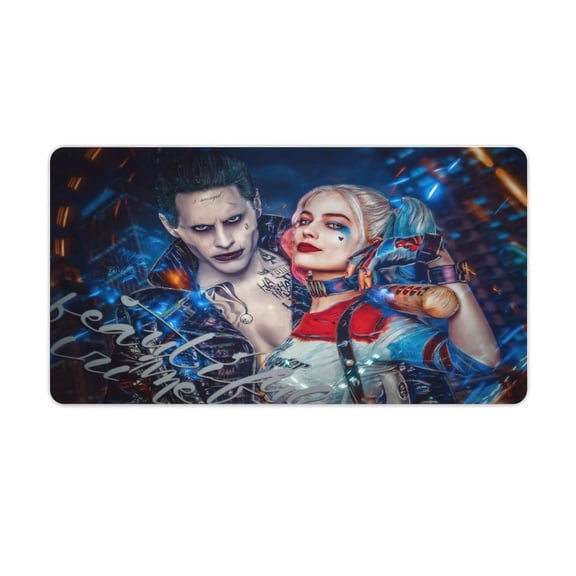 Joker Mousepad Rectangle Cartoon Printed Non-Slip Rubber Base Mouse Pad