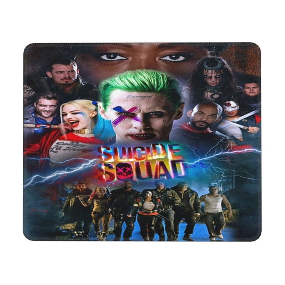 Joker Mousepad Rectangle Cartoon Printed Non-Slip Rubber Base Mouse Pad