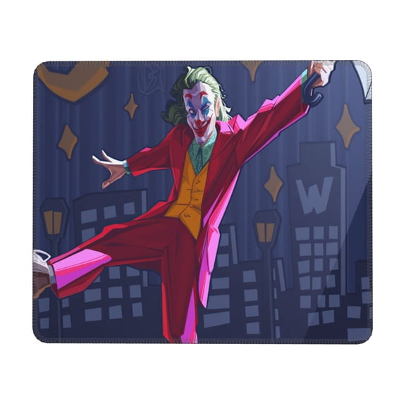 Joker Mousepad Rectangle Cartoon Printed Non-Slip Rubber Base Mouse Pad