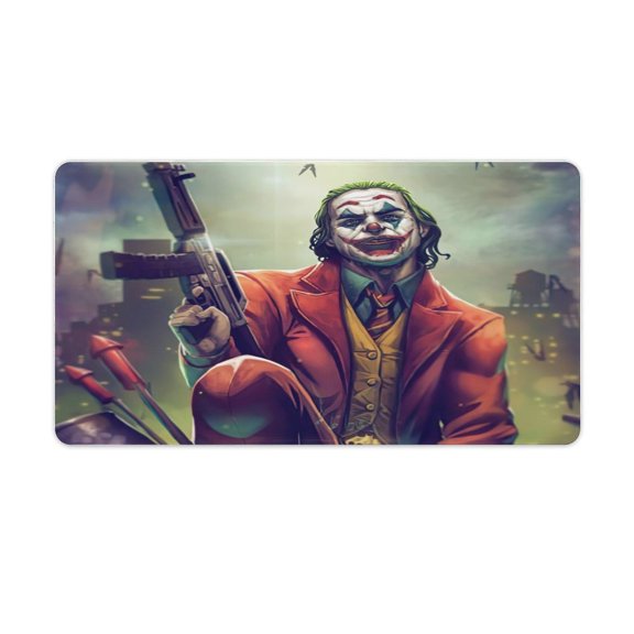 Joker Mousepad Rectangle Cartoon Printed Non-Slip Rubber Base Mouse Pad