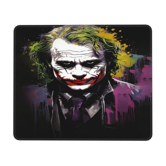 Joker Mousepad Rectangle Cartoon Printed Non-Slip Rubber Base Mouse Pad