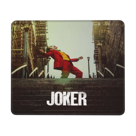 Joker Mousepad Rectangle Cartoon Printed Non-Slip Rubber Base Mouse Pad