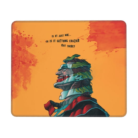 Joker Mousepad Rectangle Cartoon Printed Non-Slip Rubber Base Mouse Pad