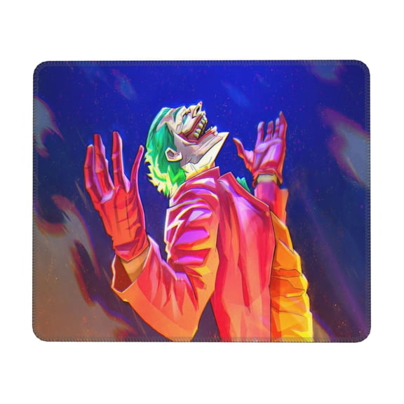 Joker Mousepad Rectangle Cartoon Printed Non-Slip Rubber Base Mouse Pad