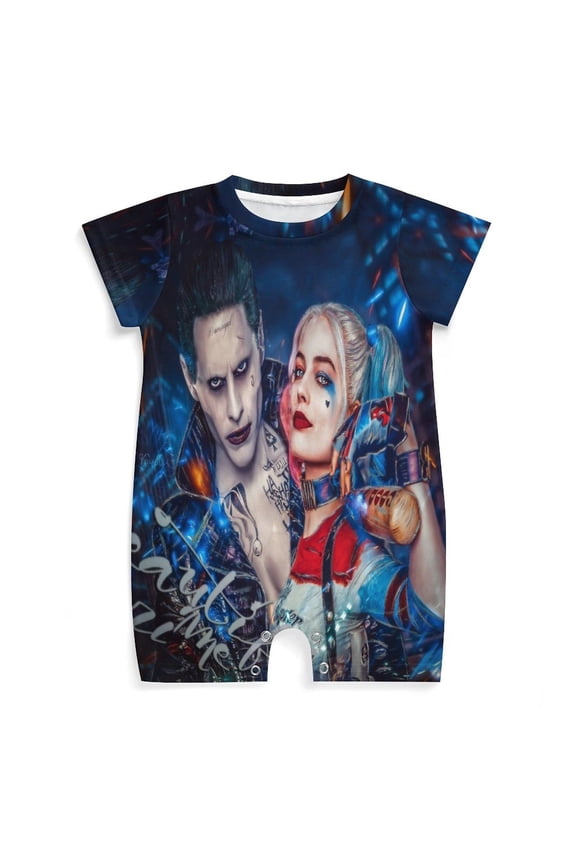 Joker Newborn Baby Romper Clothing Infant Summer Baby Climbing Clothes Outfit for Boys Girls