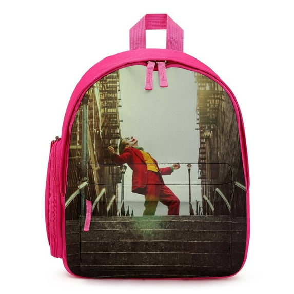 Joker Poster Schoolbag Backpack Lightweight Daypack Adjustable Satchel Bookbag Shoulders Rucksack Travel Bag