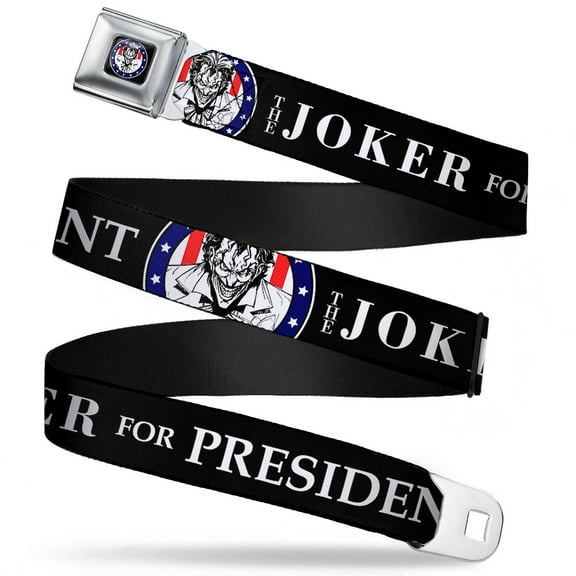 Joker Presidential Seal Full Color Black White Blue Red The Joker For Seatbelt Belt Standard