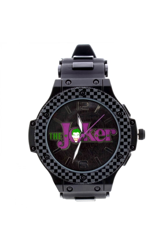 Joker 898431 Purple Logo Black Mens Watch
