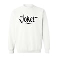 thumbnail image 1 of Joker Sign Sweatshirt Men -Image by Shutterstock, Male 5X-Large, 1 of 4
