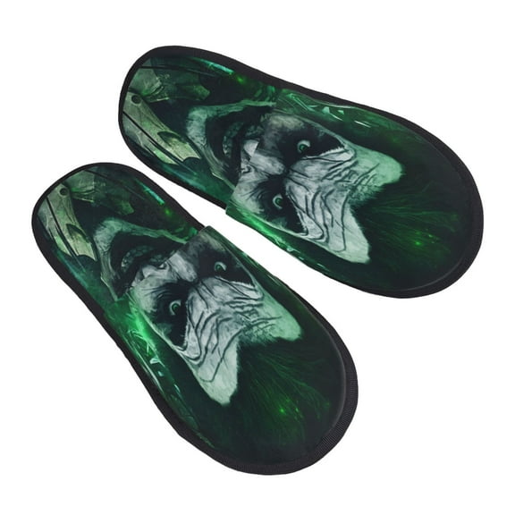 Joker Slippers for Women Men Cotton Home Slippers Soft Fleece for Indoor Outdoor
