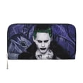 thumbnail image 1 of Joker Suicide Squad Hand Wallet Card Bag Long Leather Wallet Handbag Clutch Purse Storage Bag Zip Organizer With Card Slots, 1 of 8