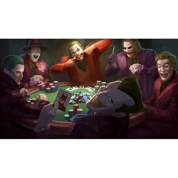 Joker Theme DIY Diamond Painting Kits for Adult5D Full Drill Craft Painting Kits Home Wall Decor12 x 16 inch.