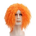 thumbnail image 1 of Joker Wig - Men's Green Anime Short Wavy Synthetic Hair Wig for Halloween Cosplay & Clown Costume, 1 of 3