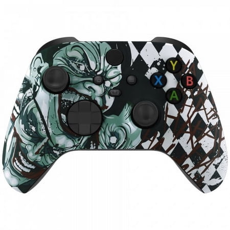 "Joker" Xbox One X UN-MODDED Custom Controller Unique Design (with 3.5 jack)